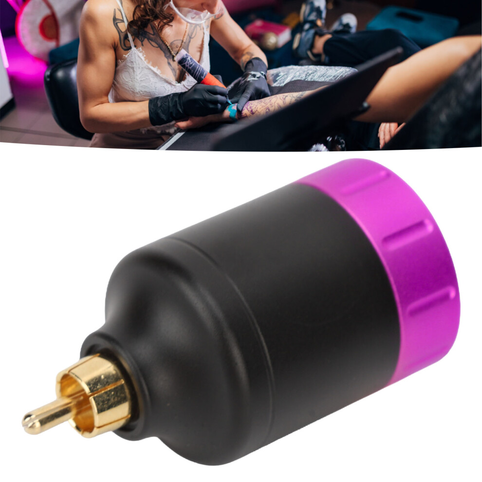 Adjustable Voltage 1500mAh Tattoo Machine Battery - RCA & Lightweight