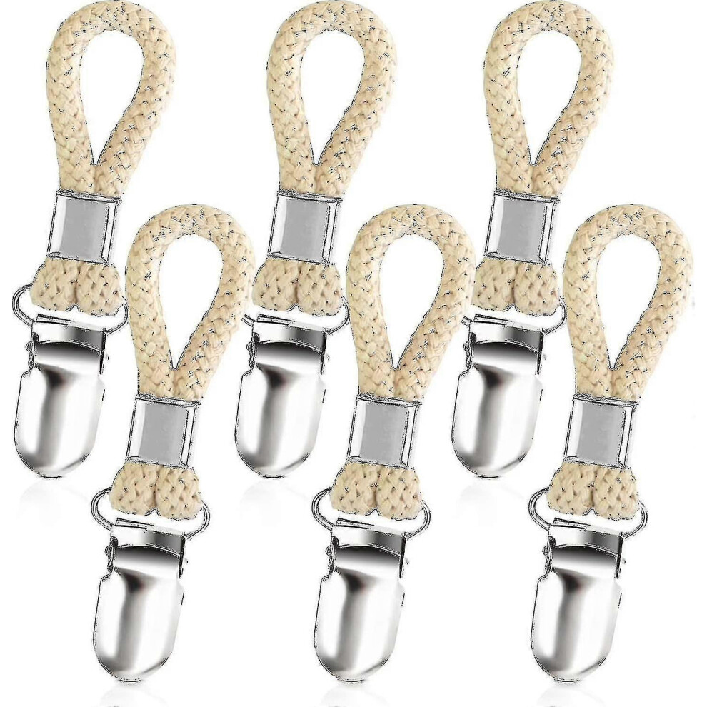 Towel Clips - Set of 6, Tea Towel Holders with Towel Loops