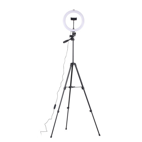 10 inch Ringlicht met Statief LED Make-up Lamp USB Dimbaar 2