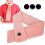 (Rose) Sciarpa Riscaldata USB 3 Livelli Rosa 4