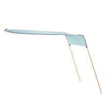 Portable Canoe Shade Canopy in Light Blue Easy Assembly 80in Width