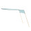 Portable Canoe Shade Canopy in Light Blue Easy Assembly 80in Width 1