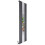 AICA (Anthracite, 1800x499mm) Vertical Radiator with Mirror 2