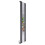 AICA (Anthracite, 1800x381mm) Vertical Radiator with Mirror 2