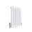 AICA (White, 600x384mm) Modern designer Curved Panel 2 Column Radiator 2