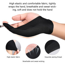 2 Pcs Artist Gloves, Palm Rejection, S-M-L Sizes for Sketching & Painting