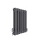 AICA (Anthracite, 600x384mm) Modern designer Curved Panel 2 Column Radiator 2