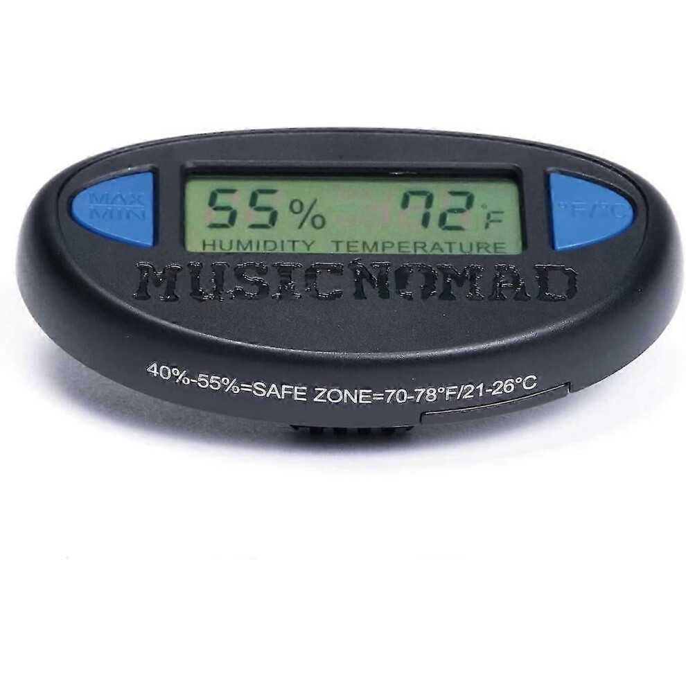 Kikidex (As Show, One Size) Hone - Guitar Hygrometer - Humidity & Temperature Monitor (Mn312)