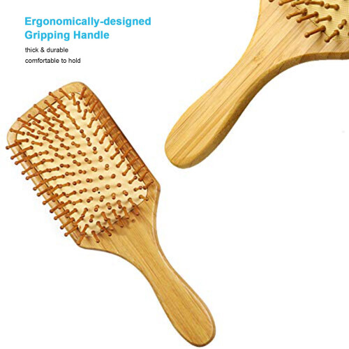Spazzola Capelli Bambù Antistatica 2