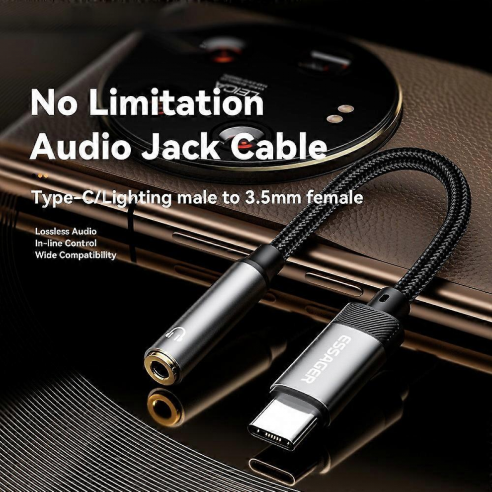 Câble Adaptateur Audio 2,5 Mm Mâle Vers 3,5 Mm Femelle - 4 Conducteurs - Doré - Parts Paradise