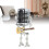 Metall-Mikrofonroboter mit Gitarre im 12