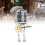 Metall-Mikrofonroboter mit Gitarre im 11