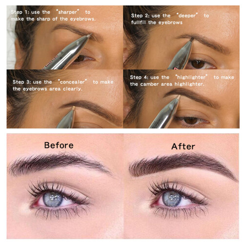 4-in-1 Waterproof Eyebrow Contour Pen 2