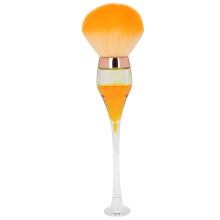 (Orange) Nail Dust Cleaning Brush Powder Remover Orange