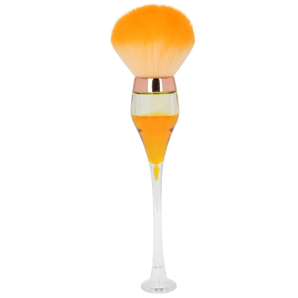 (Orange) Nail Dust Cleaning Brush Powder Remover Orange 461605151557