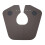 (Black) Silicone Waterproof Barber Dyeing Cape 1