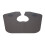 (Black) Silicone Waterproof Barber Dyeing Cape 5