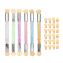6-spons nagelborstels voor ombre nail art