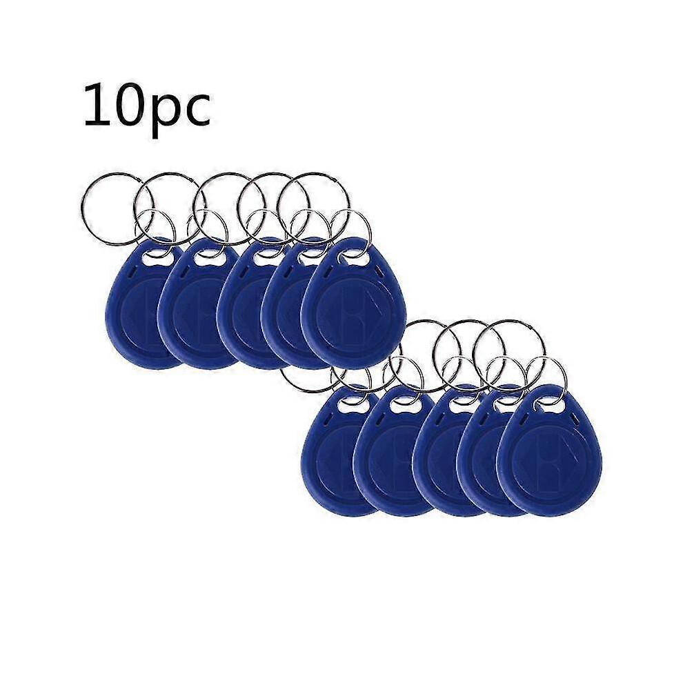 Kikidex (As Show, ) Pack Of 10 Universal T5577 Key Fob 125Khz Rfid Rewritable T5577 Key Fob Tags_ Blue