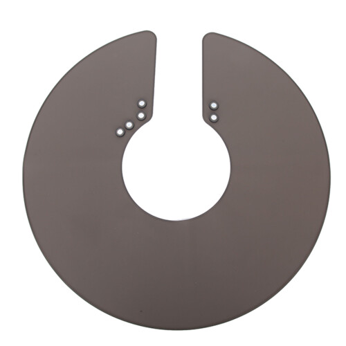 (Black) Mantella Barbiere Silicone Impermeabile Tonda Nera 2