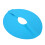 (Blue) Mantella Barbiere Silicone Impermeabile Tonda Nera 5
