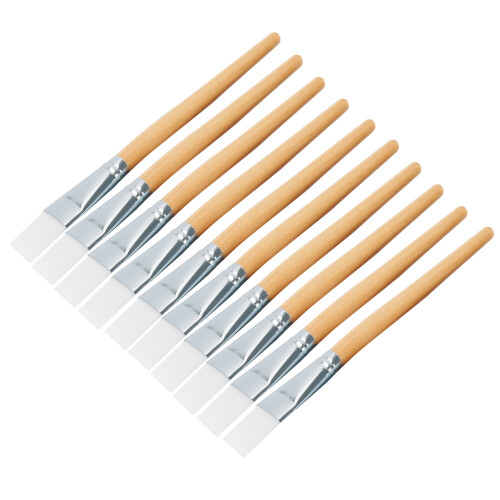Pennelli maschera viso setole morbide manico legno 2