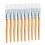 Pennelli maschera viso setole morbide manico legno 4