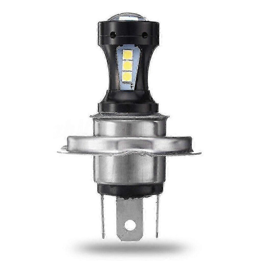 Kikidex (As Show, One Size) H4 Motorcycle 3030 Led Low Beam Headlamp Bulb_a