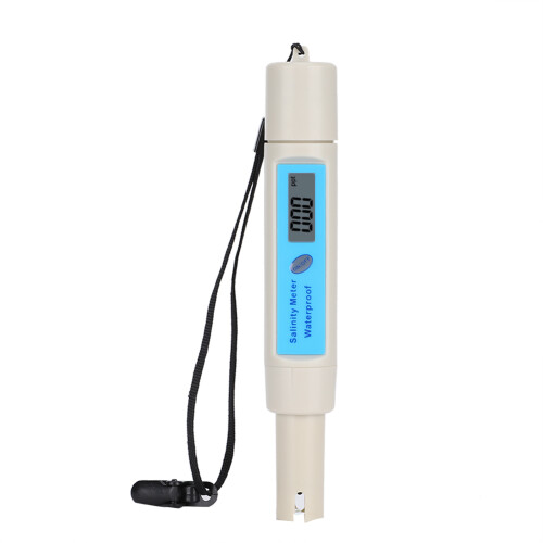 Salinity Tester Digital Waterproof TDS/EC/CF Saltwater Meter 1