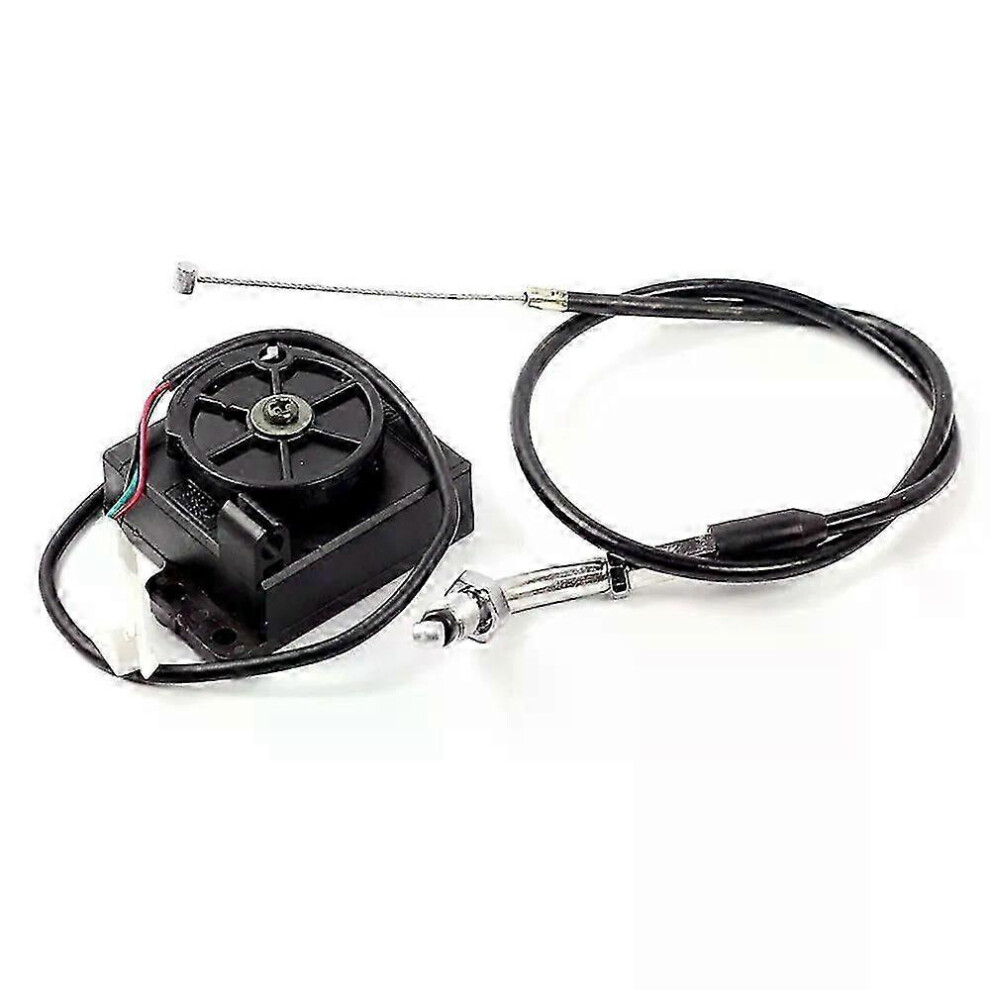 Kikidex (As Show, One Size) Electric Motorcycle Scooter Accelerator Unit With Cable Line One Set For Universal Throttle Grips