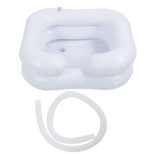 Aufblasbares Shampoo-Becken, PVC, tragbar,