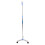 Stainless Steel IV Pole Adjustable Drip Stand with 4 Hooks Wheels 3