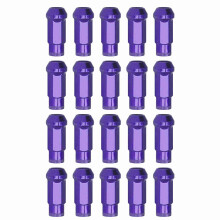 20Pcs M12x1.5 Wheel Lug Nuts with Wrench Socket High Hardeness Replacement
