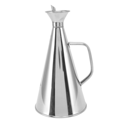Compact 250ML Stainless Steel Oil Container with Ergonomic Handle 1