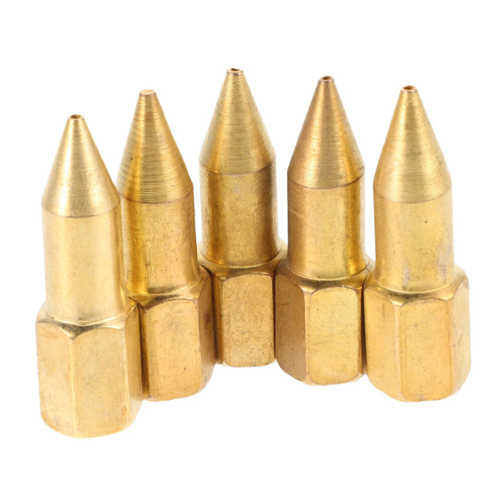 Grease Gun Nozzle Tips Kit 5-Piece Metal Long Nozzles Universal Fit For Lubrication 9067246419554