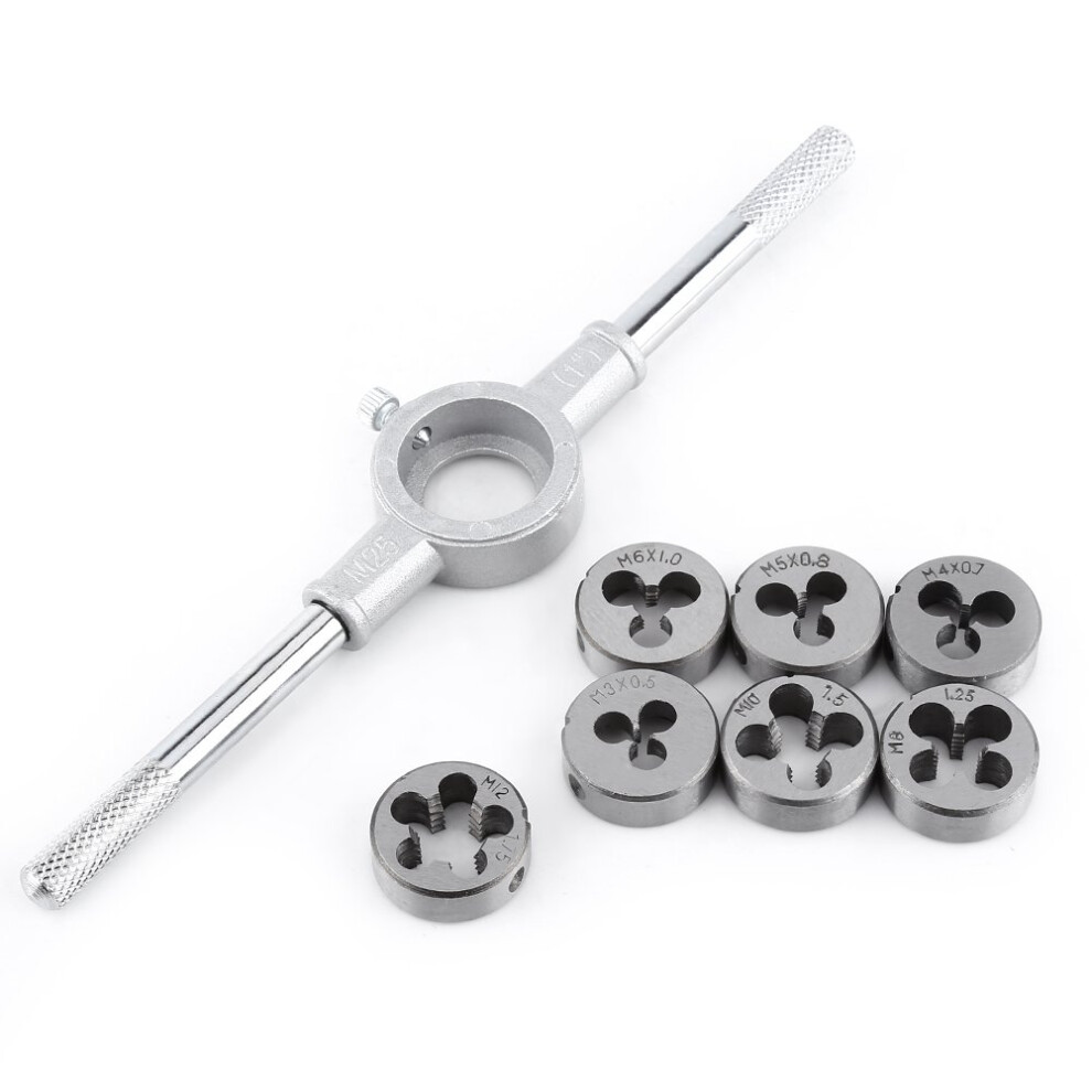 Tap And Die Set 8-Piece Metric And Standard Usa Made For Thread Processing And Tapping 9067246419592