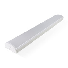 Bright Source 4ft 38w Integrated LED Education Batten Fitting, Emergency & DALI Dimmable, 4560lm, 3CCT Switchable 3000K 4000K 6000K, Polycarbonate &