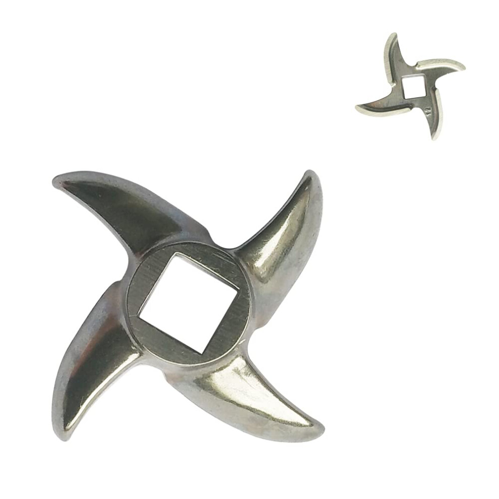 Lotatheta Size #12 Chef Meat Grinder Stainless Steel Cutter Knife Blade For Electric Or Manual Metal 616859138766