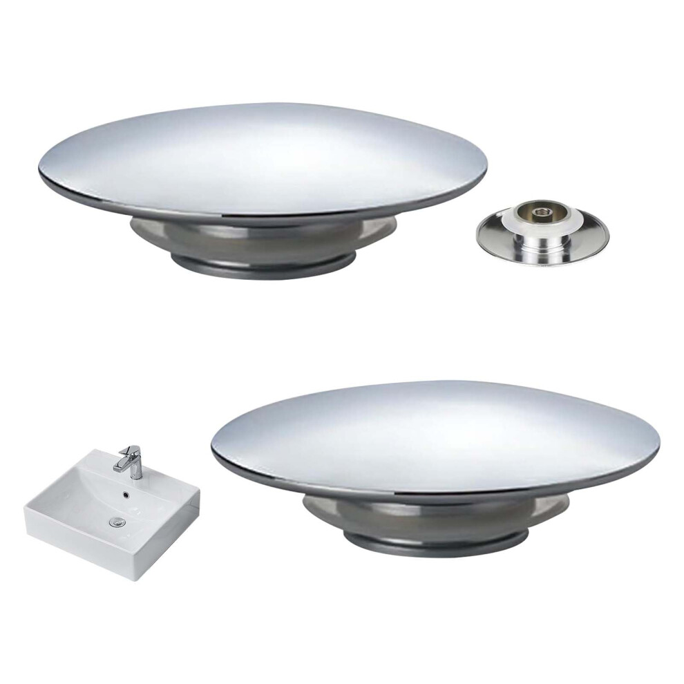 Bathroom Sink Push Button Replacement Parts, Bathroom Sink Push Button Click Clack Plug 66Mm Push Button Click Clack Plug Basin Waste Drain Stoppers 717308226604