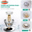 Diboniur Upgraded Sink Plug, Improved Bathroom Sink Plug Replacement, Universal Sink Stopper, Pull Type Sink Plug Strainer Stainless Pop up Bidet Plug 3