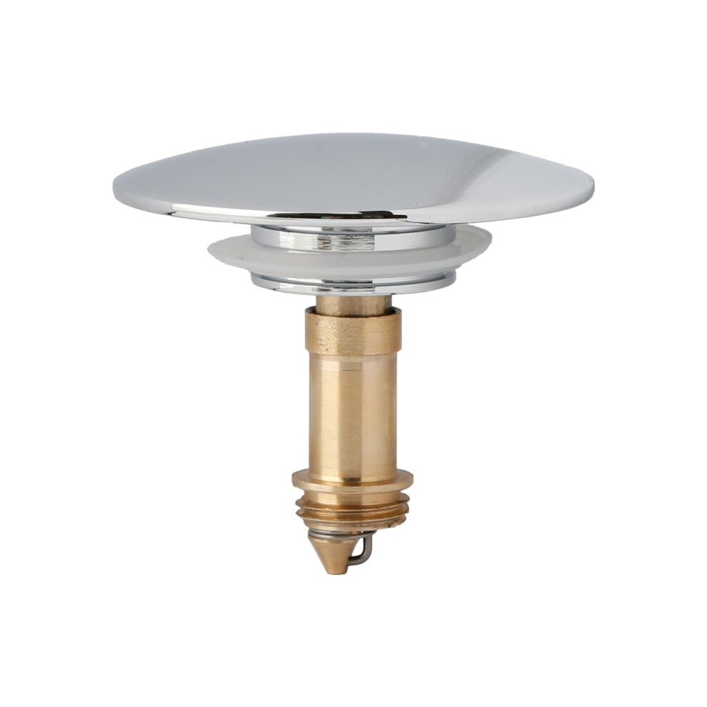 Groveess 66Mm Brass Click Clack Sink Plug,Push Pop-Up Plug Stopper,Bathroom Kitchen Basin Drain Plug Waste Stopper For Bath Vanity Sink Bathtub 730635763758