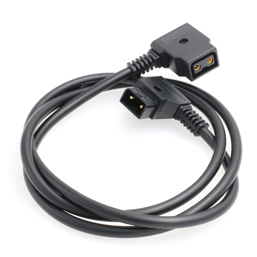 Szrmcc Interface Conversion Cable D-Tap 2 Pin Male To Female For Idx Anton-Bauer Battery Arri Camera (Straight Cable) Red 4094250729039