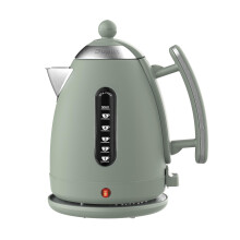 Dualit Lite Jug Kettle 1.5L, Polished with Sage Trim, High Gloss Finish, Fast Boiling, 72008