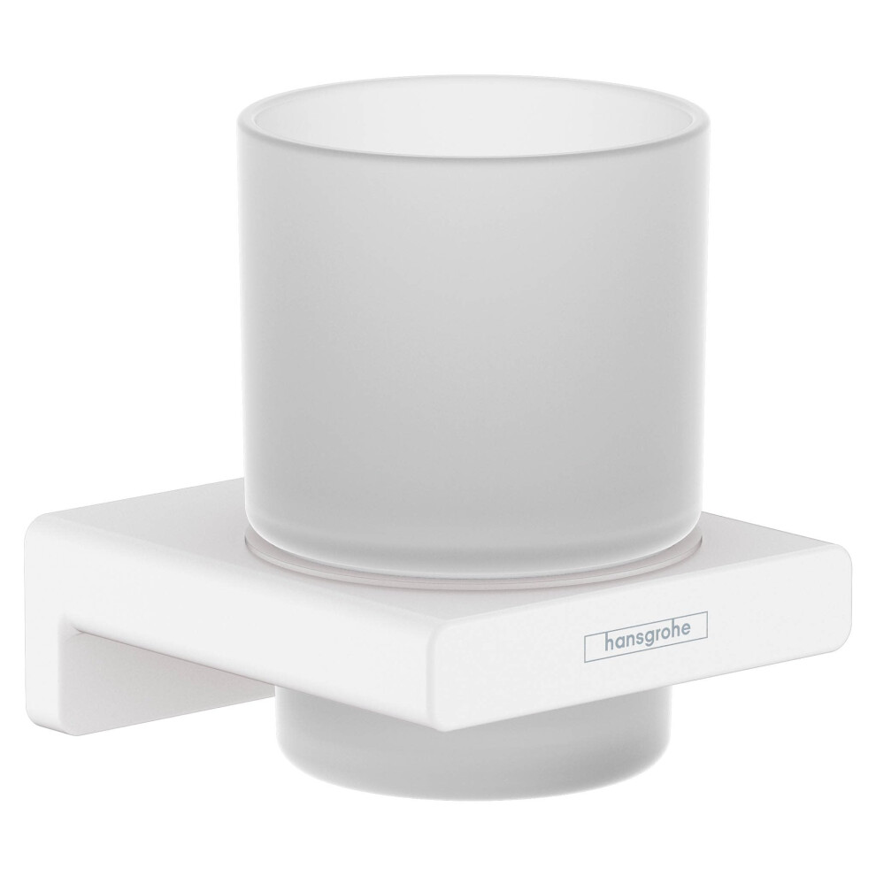 Hansgrohe Addstoris Toothbrush Tumbler, Matt 41749700 White