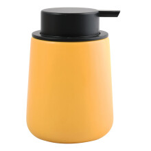 MSV Maonie Ceramic Liquid Soap Dispenser 300 ml Matt Saffron Yellow, Standard