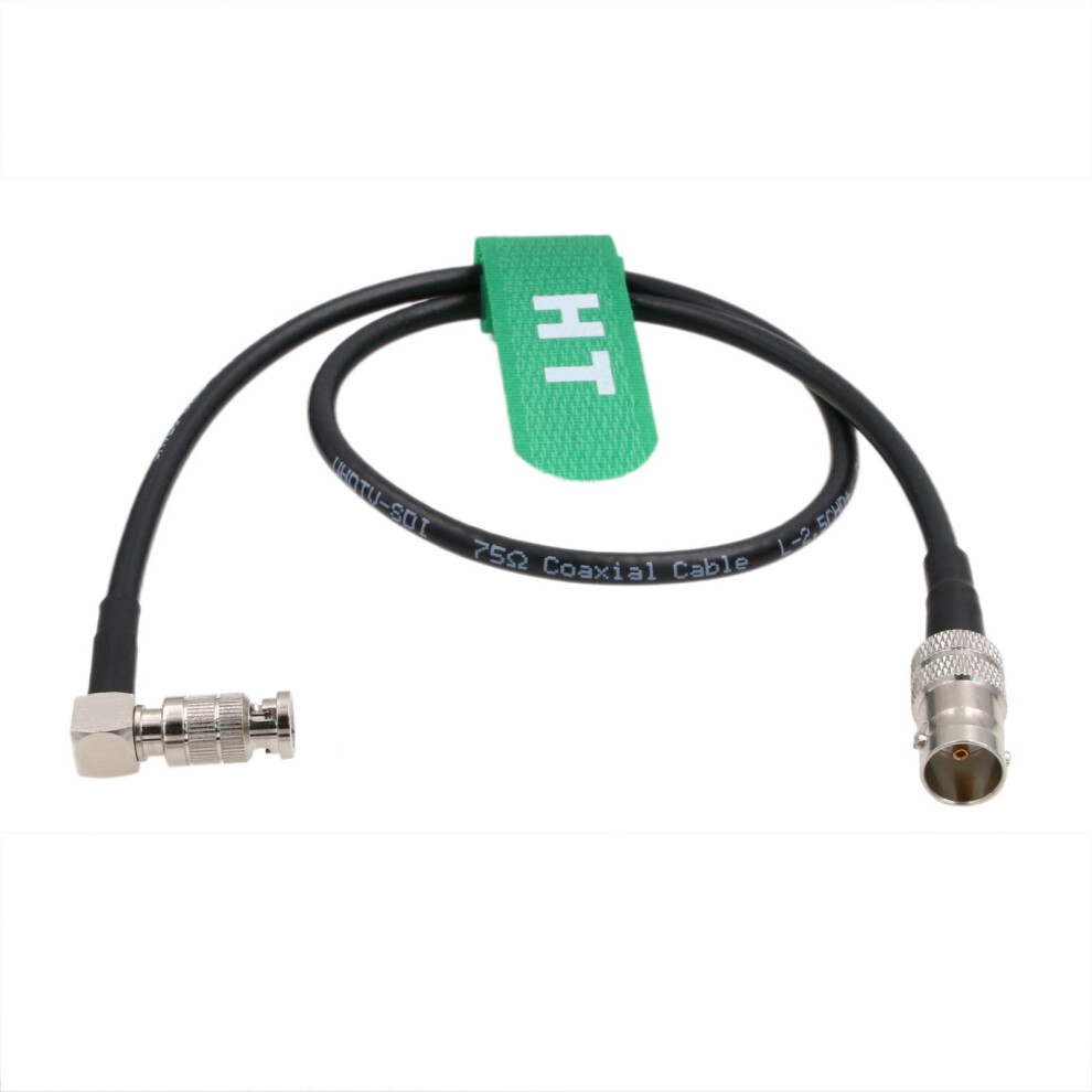 Hangton Micro Bnc To Female Bnc Sdi Cable Adapter For Blackmagic Video Assist 4K 5" Monitor, Micro Studio Camera 4K G2, Right Angle High Density 3785343105076