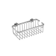 Croydex Slimline Aluminium Cosmetic Bathroom Storage Basket Shower Caddy, Lifetime Rust Free Guarantee ,Silver