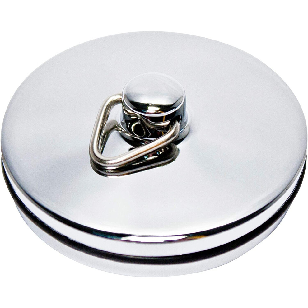 Merriway Bh03915 45Mm 1.3/4 Inch Chrome Plated Metal Bath Basin Shower Plug Stopper 5013249382771