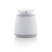 Minky Soap Dispenser, Refillable Liquid Hand Soap Dispenser With Large Pump, Non Slip Rubber Feet, Stylish & Practical Bathroom Accessory, White &