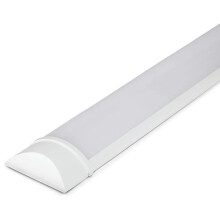 LEDBRITE LED Batten Lights 6500k Daylight, IP20 LED Fluorescent Strip Light Fitting for Ceiling of Home & Office, Workshop & Garage Lighting (5FT)